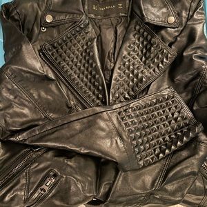 Vegan leather jacket